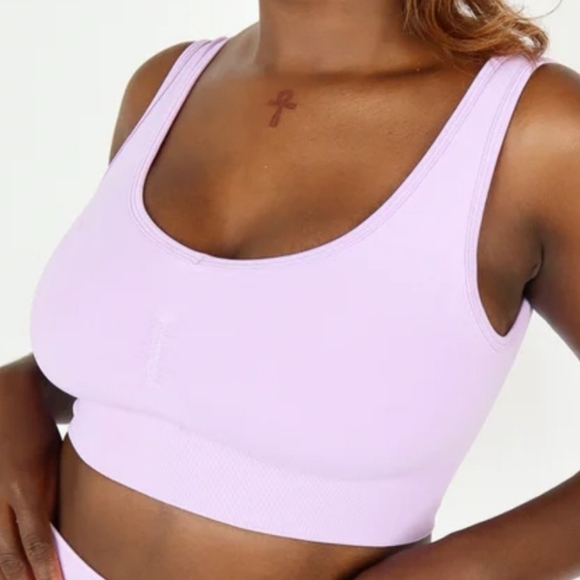 First Health Apparel ENHANCE SPORTS BRA - Lollipop- Size Large - Picture 2 of 6
